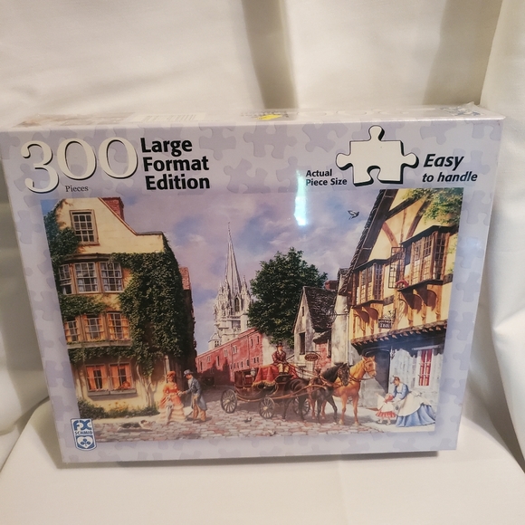 Schmid Germany Brougham Ride Carla Daguanno Artist Large 300 Piece Puzzle Jigsaw - Picture 2 of 5